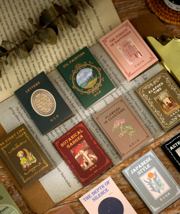 50-Piece Retro Vintage Paper Set for Journaling and Crafts