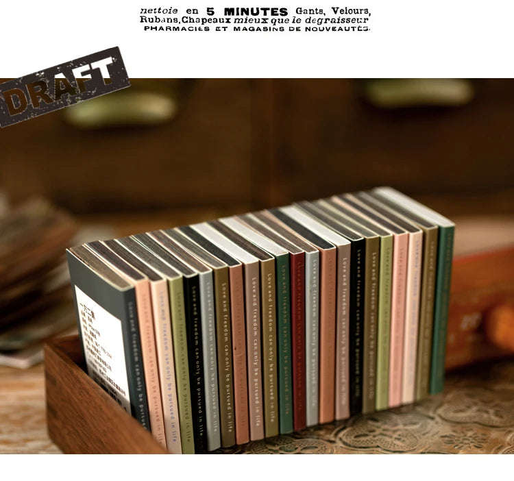 50-Piece Retro Vintage Paper Set for Journaling and Crafts