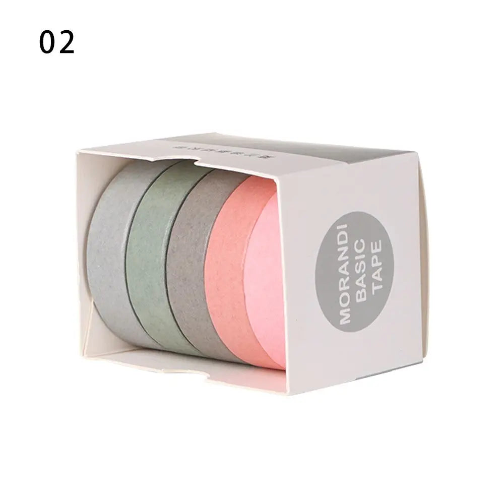 5-Piece Multicolor Washi Tape Set for Scrapbooking, Journaling, Crafts