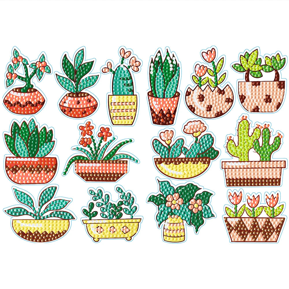 2 Sheets Self-Adhesive Rhinestone Stickers for DIY Crafts and Projects
