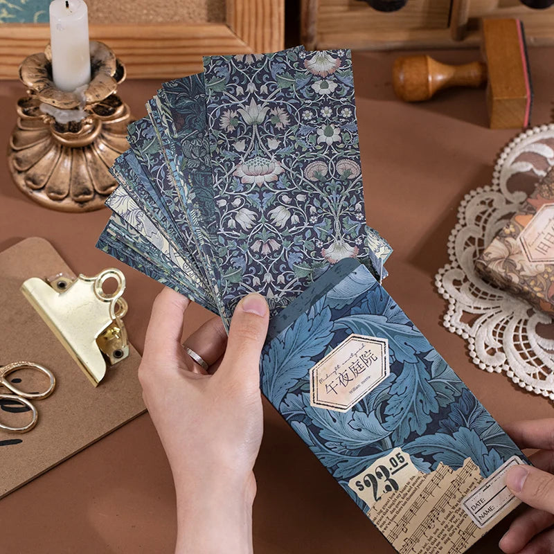 60-Piece Vintage Literature & Art Hand Tent Paper Set