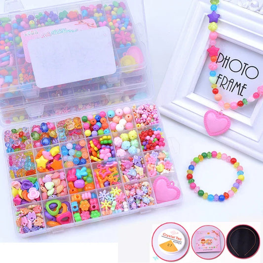 DIY Handmade Beaded Jewelry Kit – Craft Fun for Little Girls