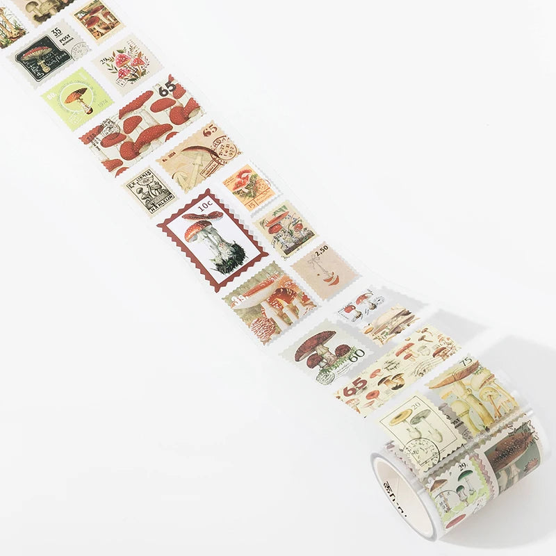 55mm x 2m Vintage Stamp Tape for DIY Crafts and Scrapbooking