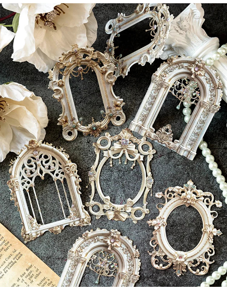 10-Piece 3D Hollow Frame Paper Set for Creative Crafts