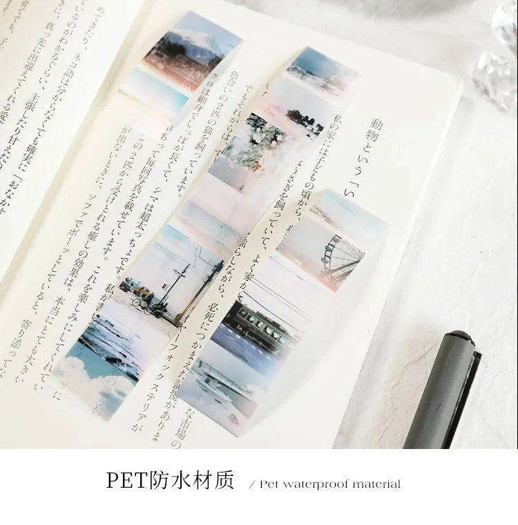 Retro Film-Themed PET Tape for Scrapbooking, Journaling, and Crafts