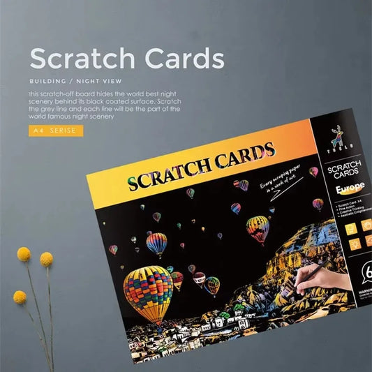 DIY Scratch Painting Kit – Fun and Creative Art for Kids