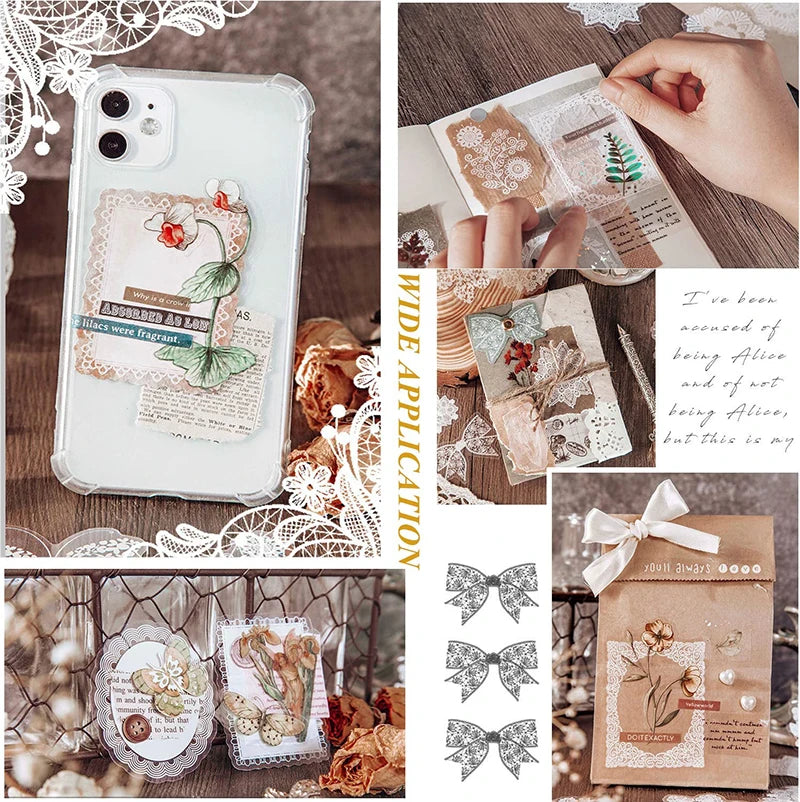 230-Piece Vintage Scrapbooking & Journaling Set for DIY Crafts