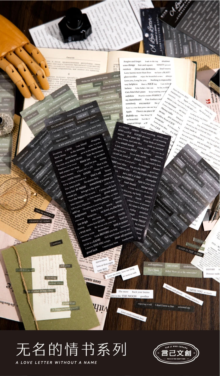 3-Piece Alphabet Sticker Set for Scrapbooking, Journaling, and DIY Crafts