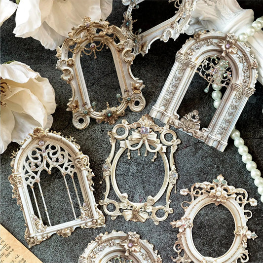 10-Piece 3D Hollow Frame Paper Set for Creative Crafts