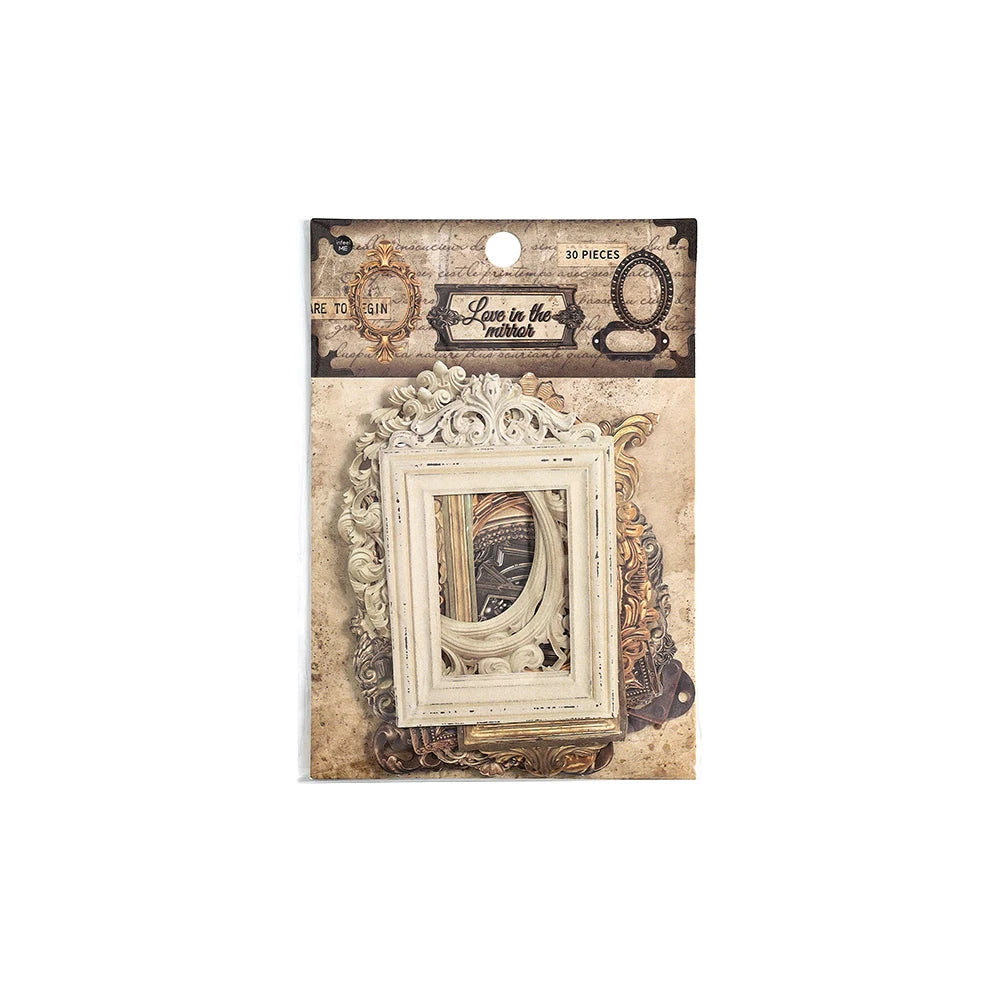 30-Piece Vintage Mechanical Clock Stickers for DIY Projects & Scrapbooking
