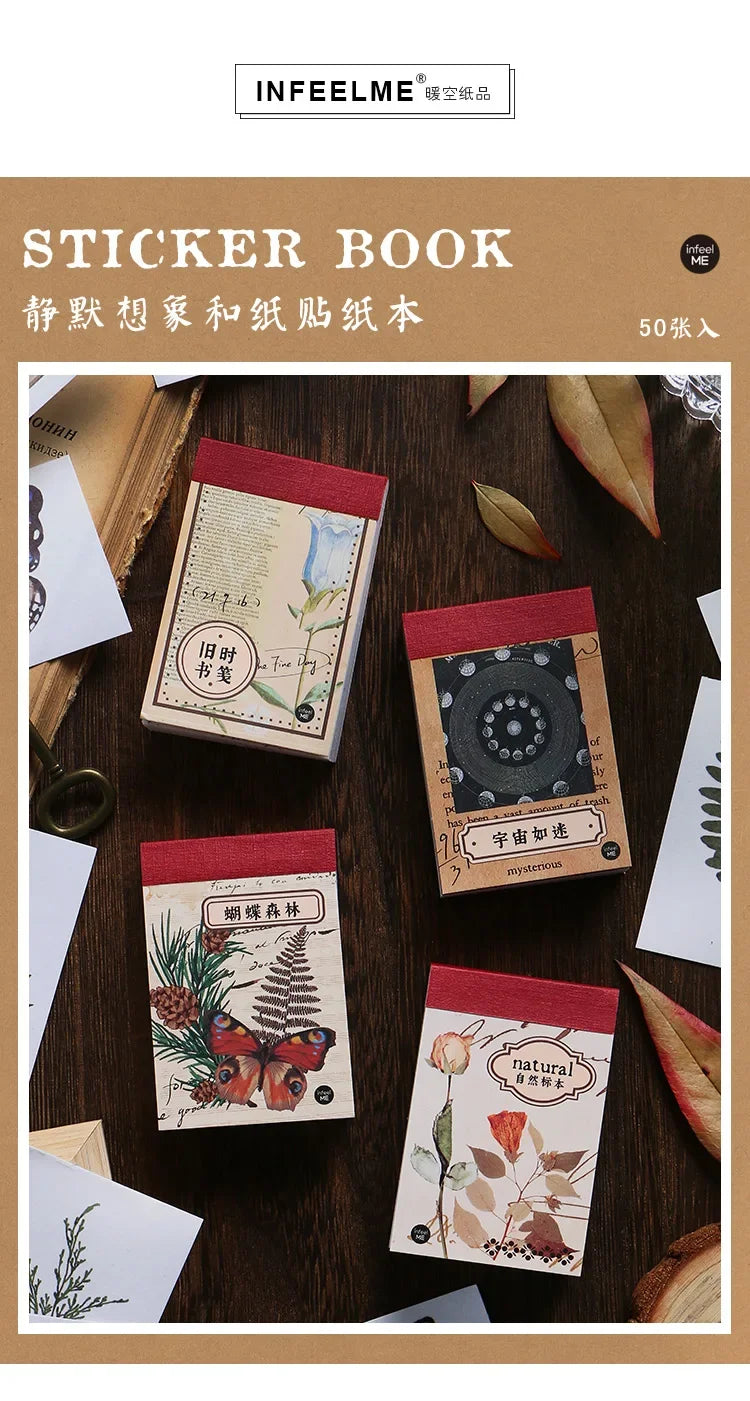366-Piece Vintage Scrapbook Paper & Deco Stickers for Crafting