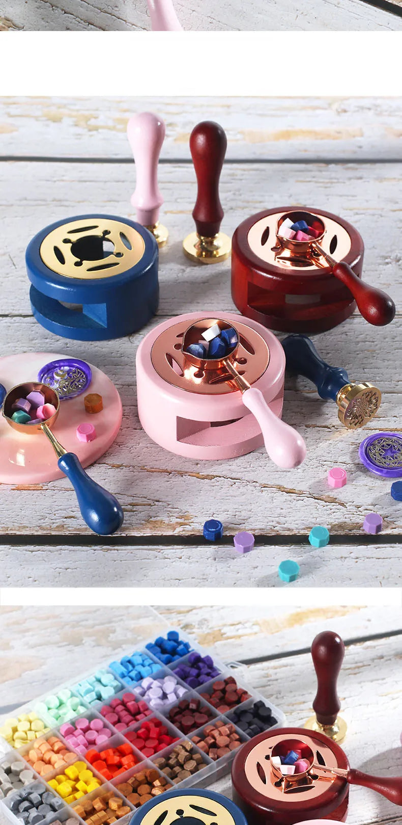 Wooden Wax Seal Stove – Elegant, Safe, and Stylish Heating Tool