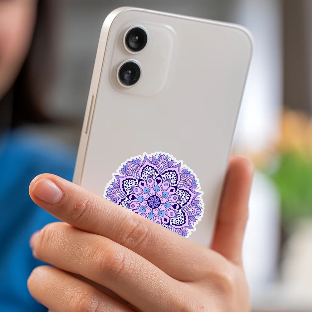 50PCS Fresh Plant Flower Stickers for Scrapbooking, Journaling & DIY