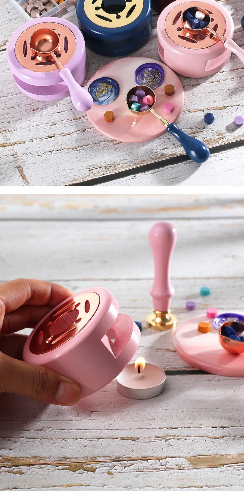 Wooden Wax Seal Stove – Elegant, Safe, and Stylish Heating Tool
