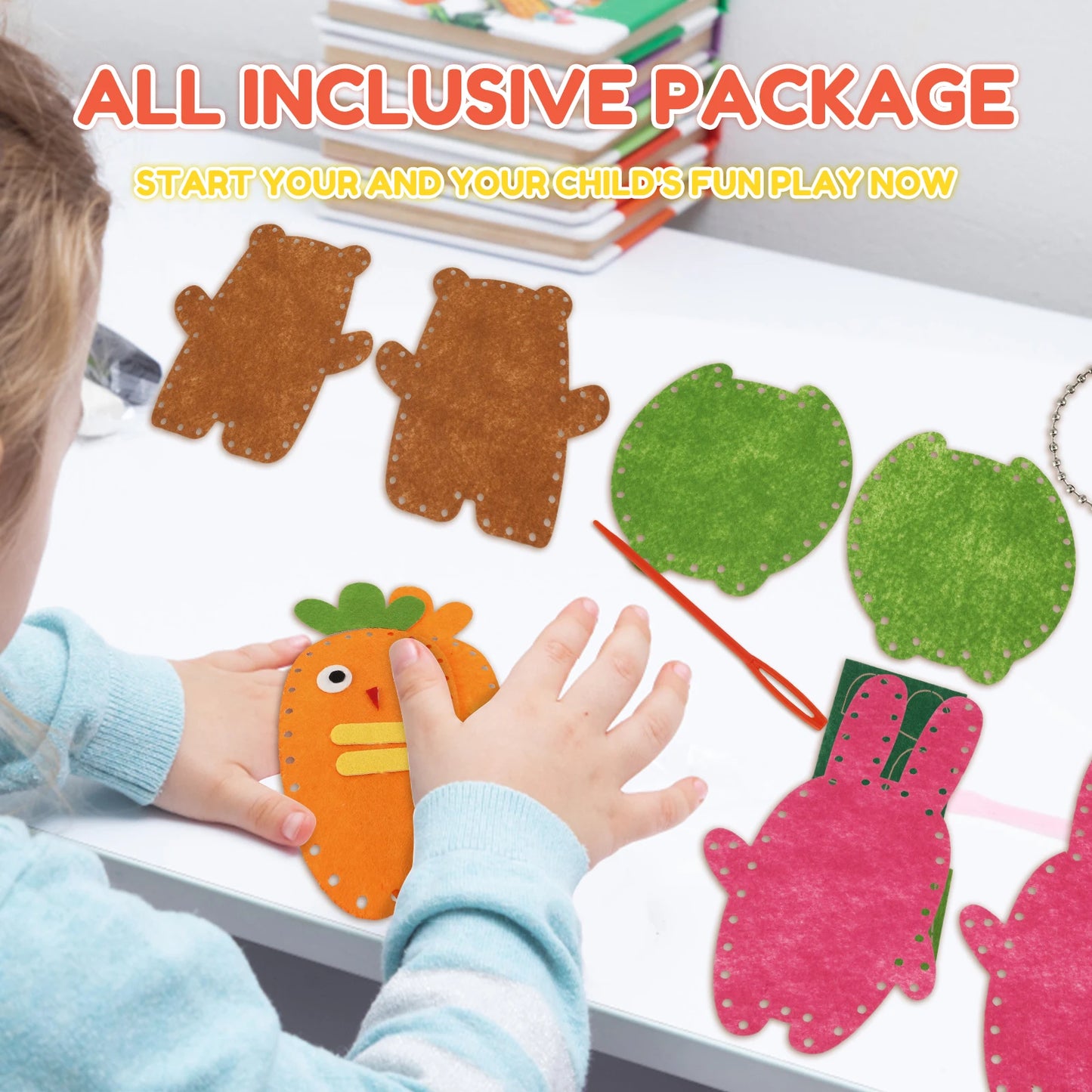 Sewing Kit for Kids – Cute Animal Patterns, Creative Crafting