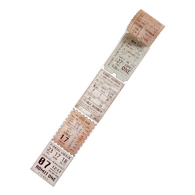 3m x 50mm Euro-American Vintage Washi Tape for Scrapbooking