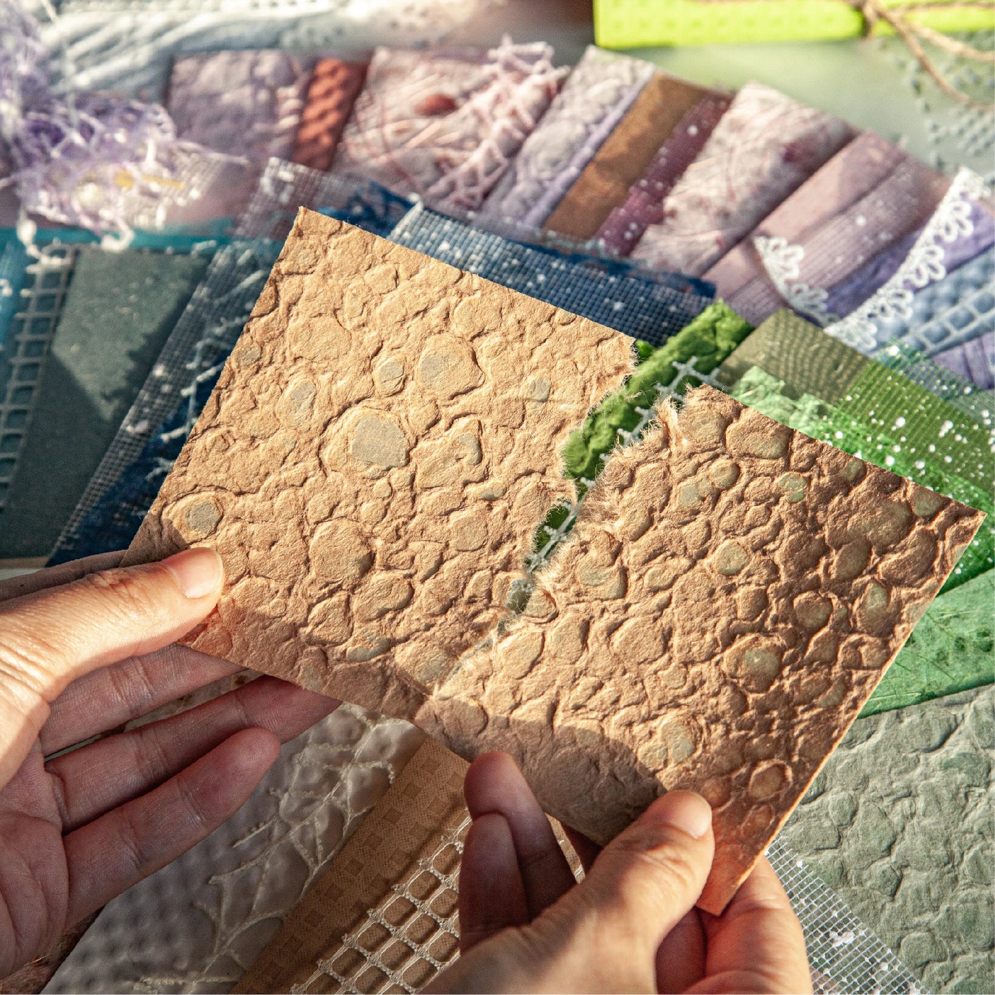 16-Piece Vintage Lace Paper Set for Scrapbooking and Journaling