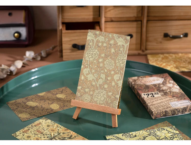 60-Piece Vintage Literature & Art Hand Tent Paper Set