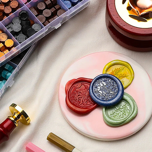 Elegant Wax Seal Stamp Kit for Invitations, Weddings, Crafts, Christmas