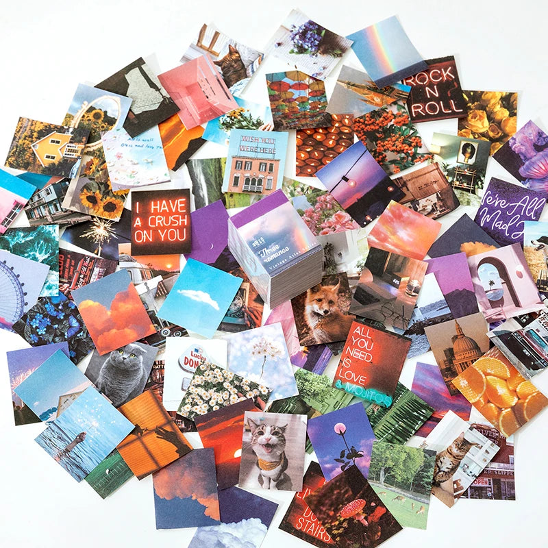 400-Piece Vintage Craft Paper Set for Scrapbooking & DIY Projects