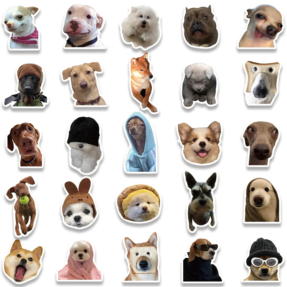 Kawaii Cat & Dog Stickers Set for Fun DIY Projects