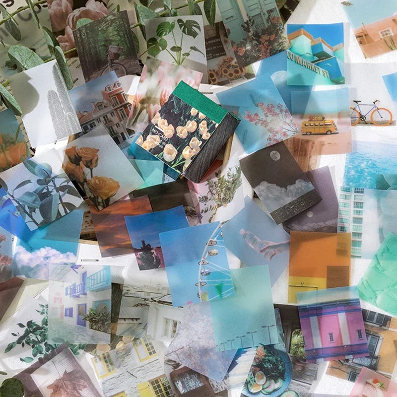 366-Piece Vintage Scrapbook Paper & Deco Stickers for Crafting
