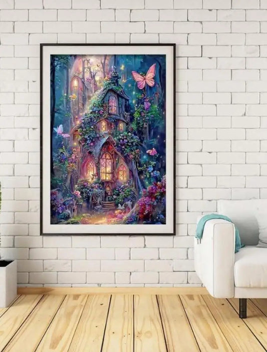 DIY Diamond Painting Kit – Sparkling Acrylic Craft for Home Decor