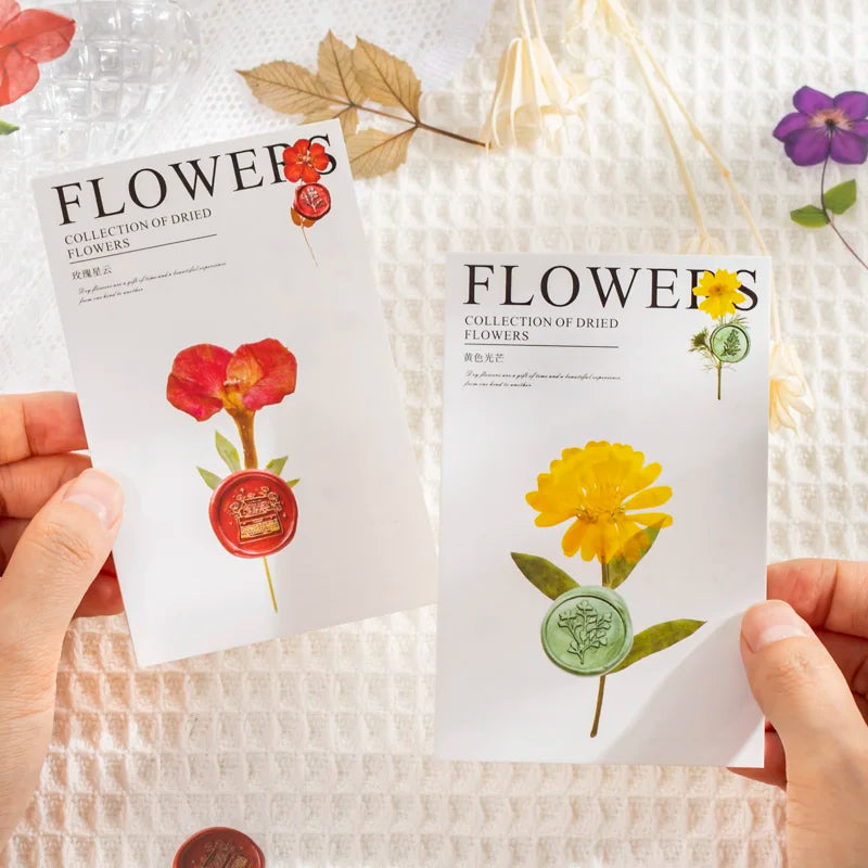 40-Piece Floral Sticker Kit for Scrapbooking and DIY Crafts