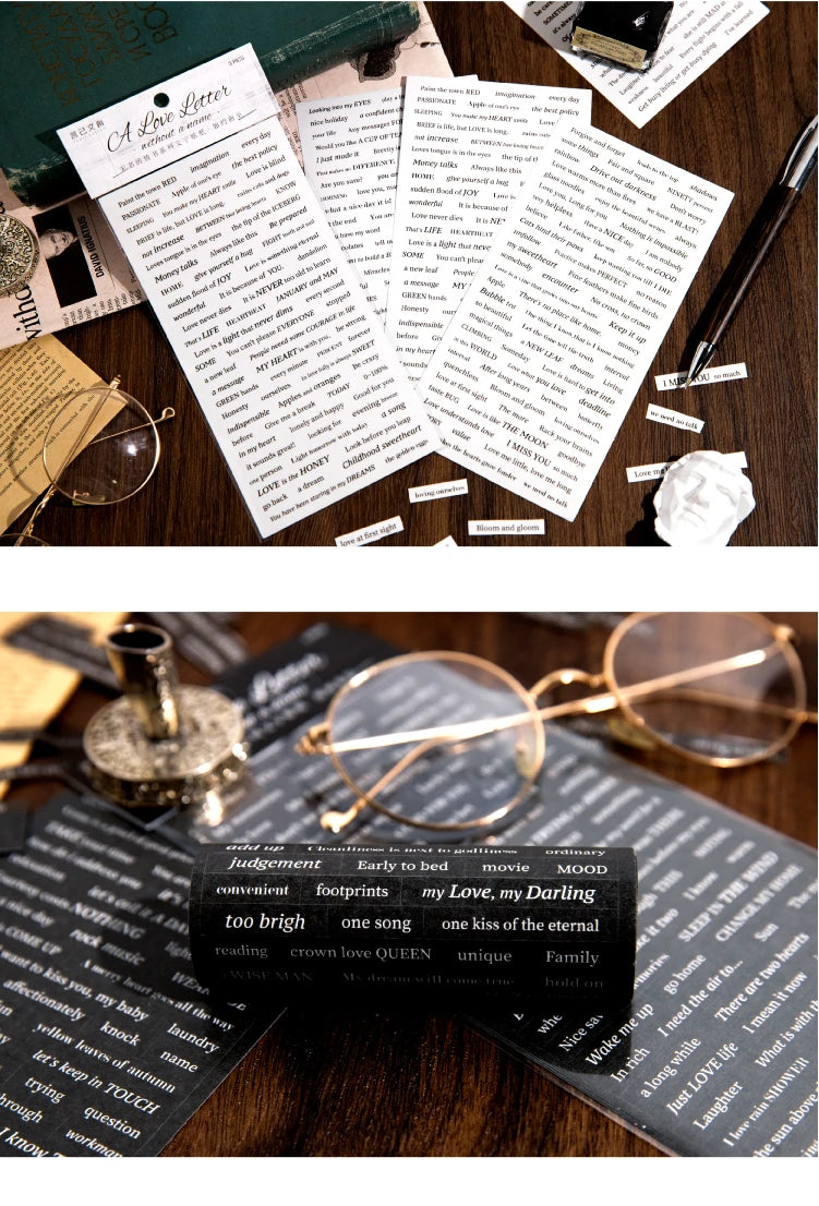 3-Piece Alphabet Sticker Set for Scrapbooking, Journaling, and DIY Crafts