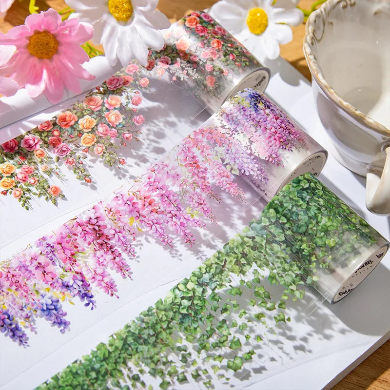 Fresh Vine PET Tape Roll for Scrapbooking & DIY Crafts