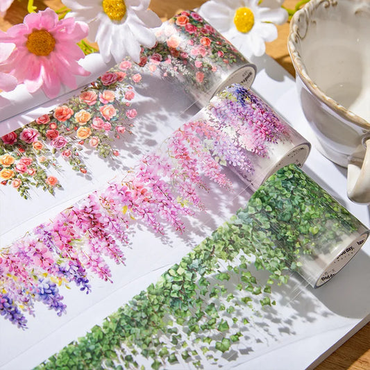 Fresh Vine PET Tape Roll for Scrapbooking & DIY Crafts
