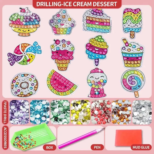 DIY Diamond Stickers Set – Fun Craft for Kids and Families