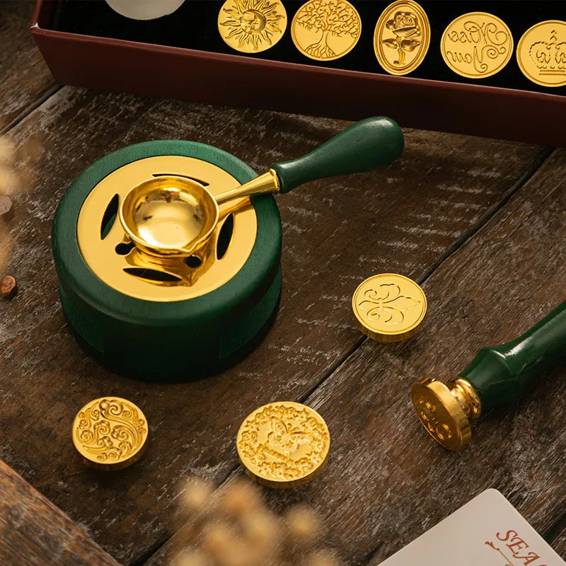 Wooden Wax Seal Stove – Elegant, Safe, and Stylish Heating Tool