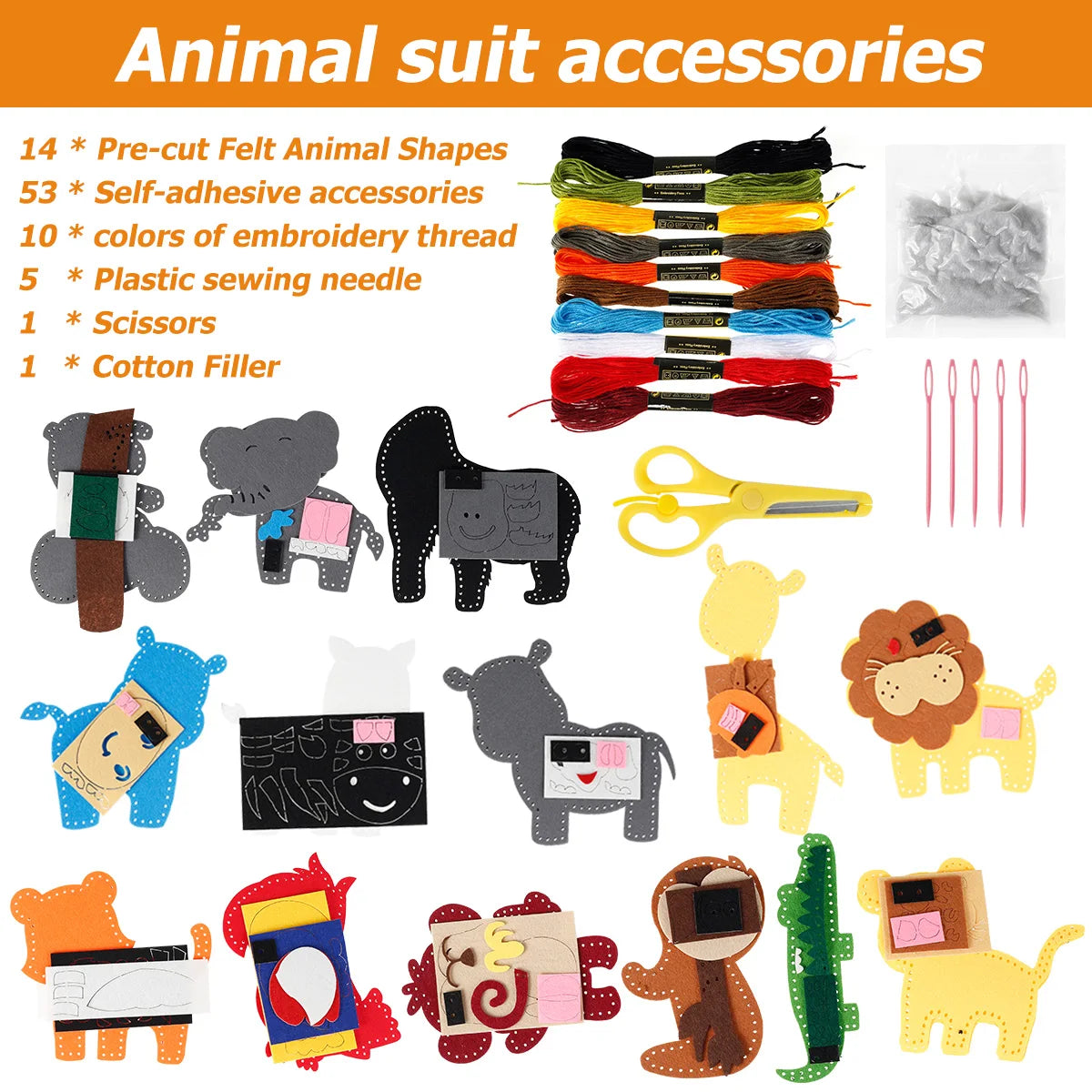 Kids DIY Craft Animals Kit – Fun, Creative, and Educational
