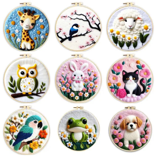 DIY Animal Felt Art Kit – Create Handmade Felt Animal Art