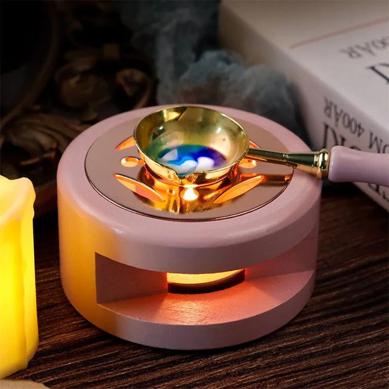 Wooden Wax Seal Stove – Elegant, Safe, and Stylish Heating Tool