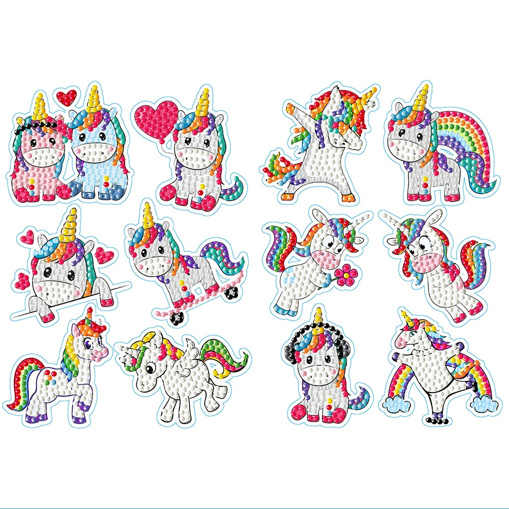 2 Sheets Self-Adhesive Rhinestone Stickers for DIY Crafts and Projects