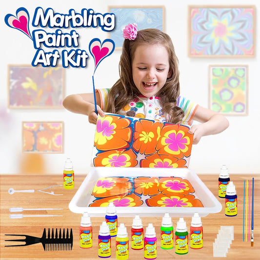 Marble Painting Kit – Creative Fun for Kids to Paint Water