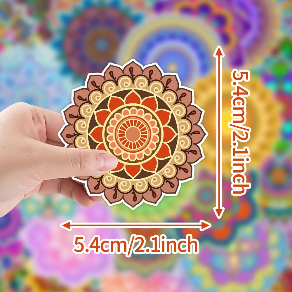 50PCS Fresh Plant Flower Stickers for Scrapbooking, Journaling & DIY